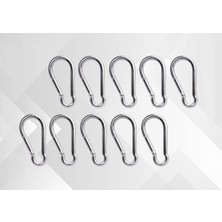 M4 Karabina Çinko Ile Işlenmiş 316 Paslanmaz Çelik 40X20X4 mm (10 Adet)