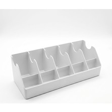 10 Gözlü Kemer Organizer Takı Kozmetik Düzenleyici Plastik Dolap Içi Organizer Çorap Kravat S