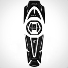 Bajaj Pulsar Tank Pad Dark Carbon Serisi Siyah-Karbon Desen
