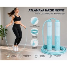 Erka Morafit Atlama Ipi Ayarlanabilir Uzunluk Ergonomik Tutma Saplı Fitness Egzersiz Ipi