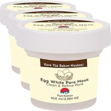 Egg White Çok Kullanımlık Yüz Maskesi (3 Paketi)