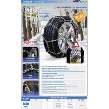 Solveks TC19-292010 Mefatech Kar Zinciri 4x4 16MM-G1600 Ithal Premium