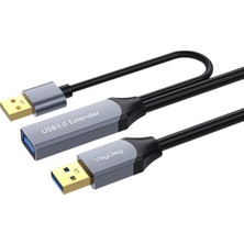 3.0 Uzatma Kablosu Sinyal Güçlendirici Extender Destekli Usb-A Uzatıcı Kablo 25 Metre