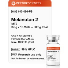 Peptide Sciences Melanotan 2 (Mt2) (3mg x 10 Vials = 30MG)