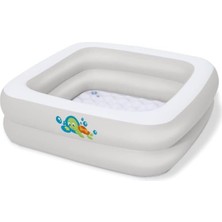 Esareticaret Scrub-A-Dub Baby Tub Havuz, 86 x 86 x 25 Cm, Beyaz