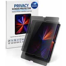 Five-E Samsung Galaxy Tab S7 Kolay Uygulama Aparatlı Hayalet (Privacy) Temperli 2'li Cam Ekran Koruyucu (Kutulu) - 2 Adet T870 T875