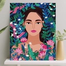 Sayılarla Boyama Tuval Seti Fırça Boya Dahil (Çıtalı) 40X50 cm - Amazon