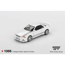 Mını Gt Mini Gt 1066 Nissan Skyline Gt-R (R32) Veilside Combat C-I White 1/64 Model Araba