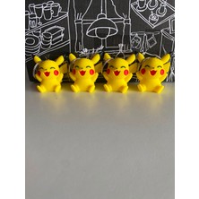 Pulvento Pikachu Figür 3D Baskı Anahtarlık 1 Adet Pikhacu Anahtarlık