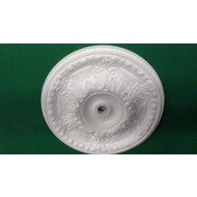 Pakpiyer Dekor Göbek Kartonpiyer Stropiyer Tavan Lamba Göbeği - Motif 50 cm (40X40X5)