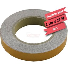 Solveks BR2405203 Fosfor Bant 2CMX25M Sarı Ithal Premium