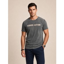 Vigoss Jeans Vıgoss Actıon Erkek Parça Boya T-Shırt 62972-30210