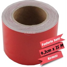 Solveks BR2405402 Fosfor Bant 9,2CMX25MT Kırmızı Ithal Premium