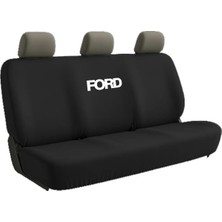 Terletmeyen Kumas ve Birebir Uyum Sunan Ford Tourneo Courier ile Uyumlu Oto Koltuk Kılıfı Siyah