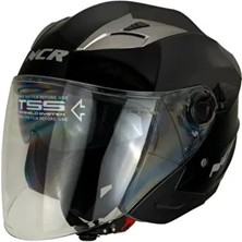 NCR 708E Yazlık Motosiklet Kaskı Siyah