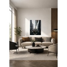 Zera Wall Mdf Tablo Modern Şehir Manzarası ve Mimari Yansıma – Salon, Çalışma Odası ve Ofis Duvar Dekorasyonu
