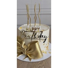 Ege Concept Life Happy Birthday Pleksi Pasta Süsü Kod 14 - 12X6 cm