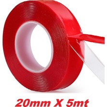 Solveks BENMAX-BX24 003 Çift Taraflı Silikon Bant 20MM x 5mt Ithal Premium