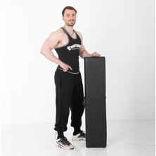 Katlanabilir Fitness Bench Sehpası, 120 cm x 29 Cm, 150-200 kg Kapasite, Siyah