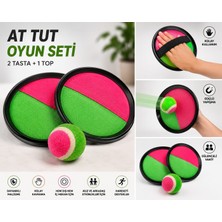 Erka Morafit At Tut Oyunu Cırt Cırt Top Yakalama Seti 2 Disk 1 Top Bahçe Plaj Park Oyuncağı