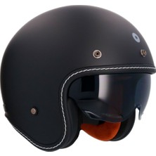 Shiro Jet Helmet WT-507 Matt Black