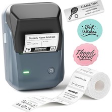 B1 Etiket Makinesi, Otomatik Tanımlamalı Bluetooth Taşınabilir Etiket Yazıcısı, Ofis, Ev, I�