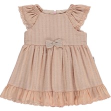 Civil Baby Fiyonk Nakış 6-18 Ay Elbise - Pembe