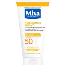 Mixa Niacinamide Bright Pigment Karşıtı Güneş Koruyucu Yüz Kremi Spf 50 – 50 ml
