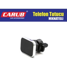 Solveks BR5901036 Telefon Tutucu Mıknatıslı Izgaraya Geçme Nikelaj Kare Ithal Premium