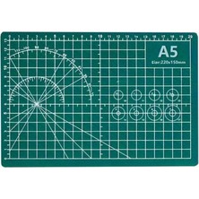 Kesim Matı - Kesme Matı - Kesim Tablası (A5) (22CM x 15CM) Yeşil