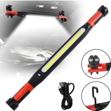 Allmi Gold Silver GS-2080 40W 4000 Lümen Mıknatıslı Şarjlı LED Çalışma Kamp Outdoor Acil Durum ve Tamir Lambası