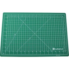 A1 Büyük Boy Siyah Çift Taraflı Kesim Tablası Cutting Mat Kesim Matı 60 x 90 cm (Yeşil)