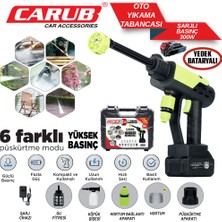 Solveks BR0922545 Oto Yıkama Tabancası 300W Şarzlı Plastik Çantalı Yedek Bataryalı Ithal Premium