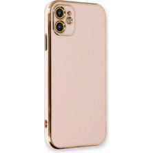 Için Kılıf Olive Plated Pembe 12 ile Uyumlu Kılıf - Pembe