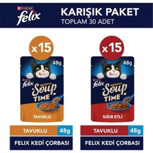 Felix Felıx Kedi Çorbası Karışık 30 Lu
