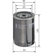 Bosch Yag Filtresi ( Audi A4 1.8t 95-04/ A6 1.8t 97-05/ Vw Passat 1.8t 96-05 )