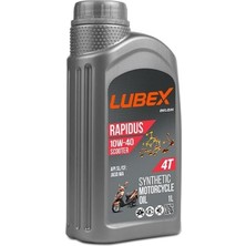 Lubex Rapidus Scooter 10W-40 1 Lt 4 Zamanlı Motosiklet Yağı
