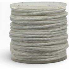 Mg Ropes Bileklik, Outdoor ve Hobi Polyester Paracord Ipi 2.2 mm No:11 20 Metre Beyaz