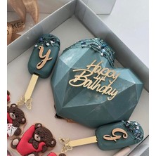 Ege Concept Life Happy Birthday Çubuksuz Pleksi Ölçü : 9x7 Gold