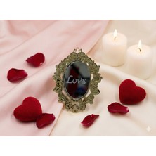 Ege Concept Life Vintage Ayna Cup Cake Boy Pleksi Pasta Süsü - 5x5 cm