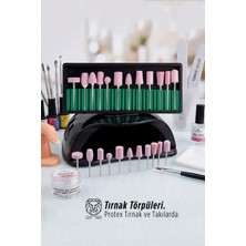 Transformacion Professional 12 Parça Protez Jel Tırnak Manikür Pedikür Freze Ucu Seti 722927