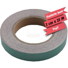 Solveks BR2405205 Fosfor Bant 2CMX25M Yeşil Ithal Premium