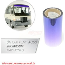 Solveks BR1206502 Cam Filmi Ön 20CMX50MT Mavi Aynalı Ithal Premium