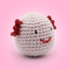 The Gookie Mini Aksolotl Suzi Tığ Kiti Yeni Başlayanlar Için Videolu Amigurumi Örgü Oyuncak Seti