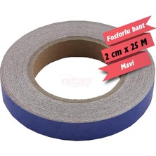 Solveks BR2405204 Fosfor Bant 2CMX25M Mavi Ithal Premium