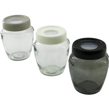 Masa Dostu Cam Kavanoz - 580 ml - Şeffaf