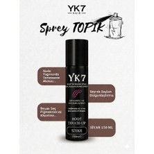 Koyu Kahve/dark Brown Saç Dolgunlaştırıcı ve Dip Kapatıcı Topik Sprey 150 Ml. (Siyah)