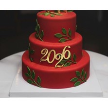 Ege Concept Life 2026 Pleksi Pasta Süsü Gold Yapışkanlı - 10X9 cm