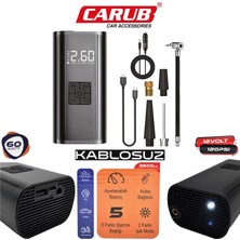 Solveks BR2491330 Hava Kompresörü Çakmaklık Şarzlı + Powerbank Usb+Typc 60W Ithal Premium
