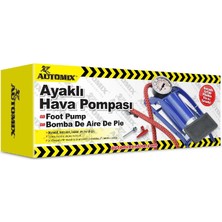 Solveks Automıx 002588 Hava Pompası Ayak Basmalı Kalın Piston Ithal Premium